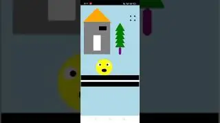 Turtle use in python for creat house, road and tree
