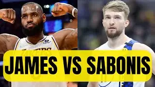 Lebron James vs Domantas Sabonis Highlights