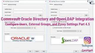 #Commvault - User Administration & Security - Oracle Directory & OpenLDAP - Part-04(05)
