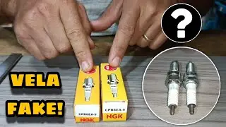 COMO DIFERENCIAR A VELA ORIGINAL NGK PRA UMA FALSIFICADA?