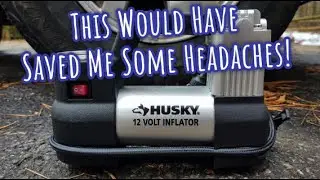 Husky 12 Volt Tire Inflator Review | Truck Camping