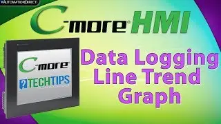 C-more HMI: Line Trend Graph Data Logging from AutomationDirect