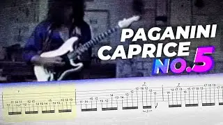 Jason Becker - Paganini Caprice No. 5 Performance Lesson with Tabs