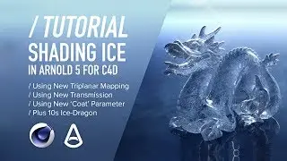 C4D & Arnold TUTORIAL | Realistic Ice [Cinema 4D & Arnold Renderer]