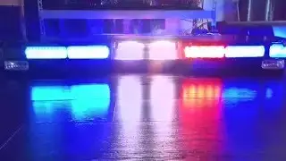 Code 3 RX2700 CAL-Spec Lightbar Demo, Front