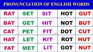 3 Letter Words Reading Practice | Pronunciation Practice | How to Read English Words
