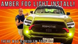 Tacoma Gets Square Fog Lights: How to