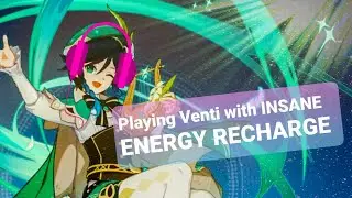 Venti with insane Energy Recharge (using Favonius Warbow)