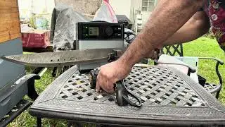 Using Ken onion, sharpening Damascus steel