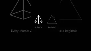every master was once a beginner 🎯