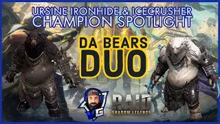 Raid Shadow Legends Ursine Ironhide & Icecrusher Build and Guide