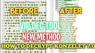 How To Decrypt Konzelet 7.0  Encryption Lua Script With Dec Tool (Decrypt All Script ) |