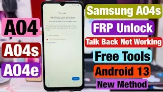 Samsung A04s FRP Unlock.Android 13!Samsung FRP Tool 2023 On Click Reset Frp . Bypass Google Account