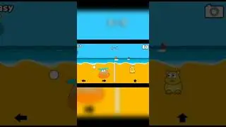 beach volley game in Pou app