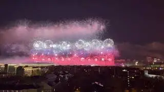 Огненный триколор / Russian Flag in the sky