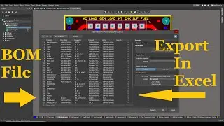 How to Generate Bill of Materials-(BOM) file in Altium (Lecture 12)