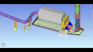 West cast house gas cleaning system BIM modeling
