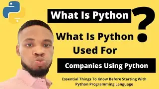 python for beginners-what is python-what is python used for