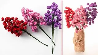 Foam sheet craft ideas | Beautiful flowers for decoration