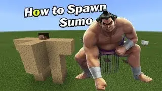 How to Spawn a SUMO WRESTLER | Minecraft PE