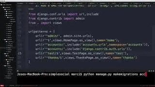 5. Part Four | python django tutorial 2020 | python django project | django social media project