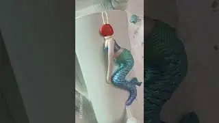 Ariel the little mermaid tutorial #polymerclay