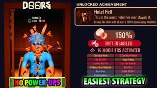 DOORS - “Hotel Hell” Badge [EASY Solo Full Walkthrough] (150% Modifiers + No Shop)