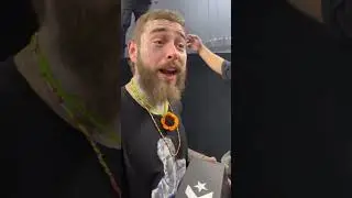 Post Malone & A Fan Trade Shoes - Custom Fan Made Shoes For An Autographed Worn Pair Of Converse