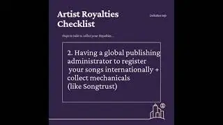 Lil Durk type beat + Artist Royalties Checklist 