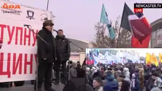 Выступление О.Н.Смолина на митинге "За достойную медицину" 30.11.2014