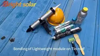 Flexible solar panel installation