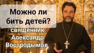 Можно ли бить детей? Священник Александр Востродымов  в прямом эфире!