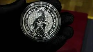 2021 Great Britain 2 oz Silver Queen's Beasts The White Greyhound