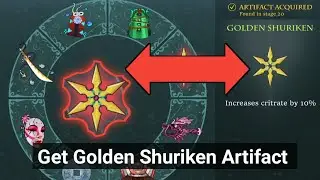 GOLDEN SHURIKEN Artifact Found in Ninja Arashi 2