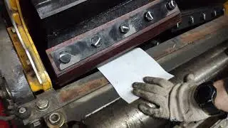 Заточка и электроподвод противорежущего бруса на кормоуборочном комбайне New Holland FR 500