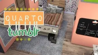 The Sims 4 - Quarto Tumblr // Tumblr Bedroom + Pack