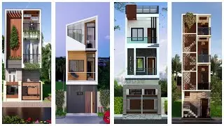 10*50 feet double floor front elevation Designs!!!500 sqft Modern and low budget house design 2022!