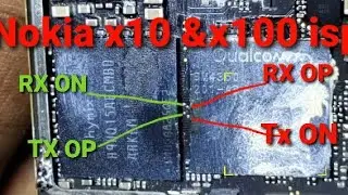 Nokia x10 x100 Reset pattern & Frp isp method