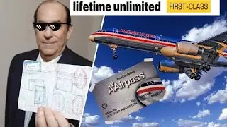 Steven Rothstein lifetime  unlimited first class flights ticket