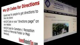 Funeral Website Tips | QR Codes for Directions | Funeral Marketing Ideas