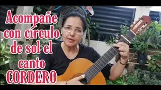 TUTORIAL del canto CORDERO con guitarra 🎸
