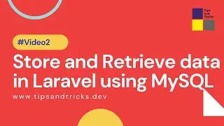 Store and retrieve data in Laravel | Configure MySQL Database in Laravel | Laravel Tutorial Part 2