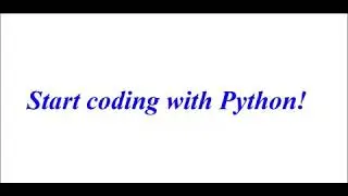 01-Start coding with python | Introduction to python | easiest python tutorials