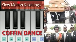 Funeral Coffin Dance on piano | Easy Tutorial | Famous coffin dance meme | Tiktok trending