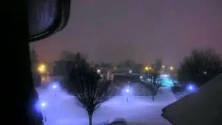 8 inches of snow in 8 seconds