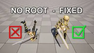 Fix Mixamo Root Motion in Unreal – Add Root Bone + Bake Animation