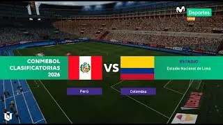 Perú vs Colombia ● Fecha 7 Eliminatorias Mundial 2026 ●  Pes 2021