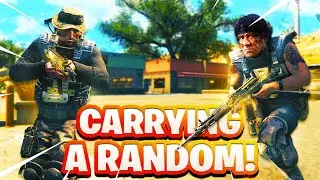 CoD BLACKOUT | WE ACCiDENTALLY CARRiED A RANDOM TO A WiN!! (HiLARiOUS TROLLiNG QUADS)