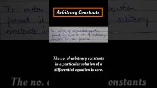Notes of Chp 9: Differential Equations Class 12 Maths