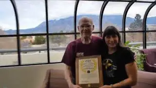 90push ups on his 90th birthday celebration